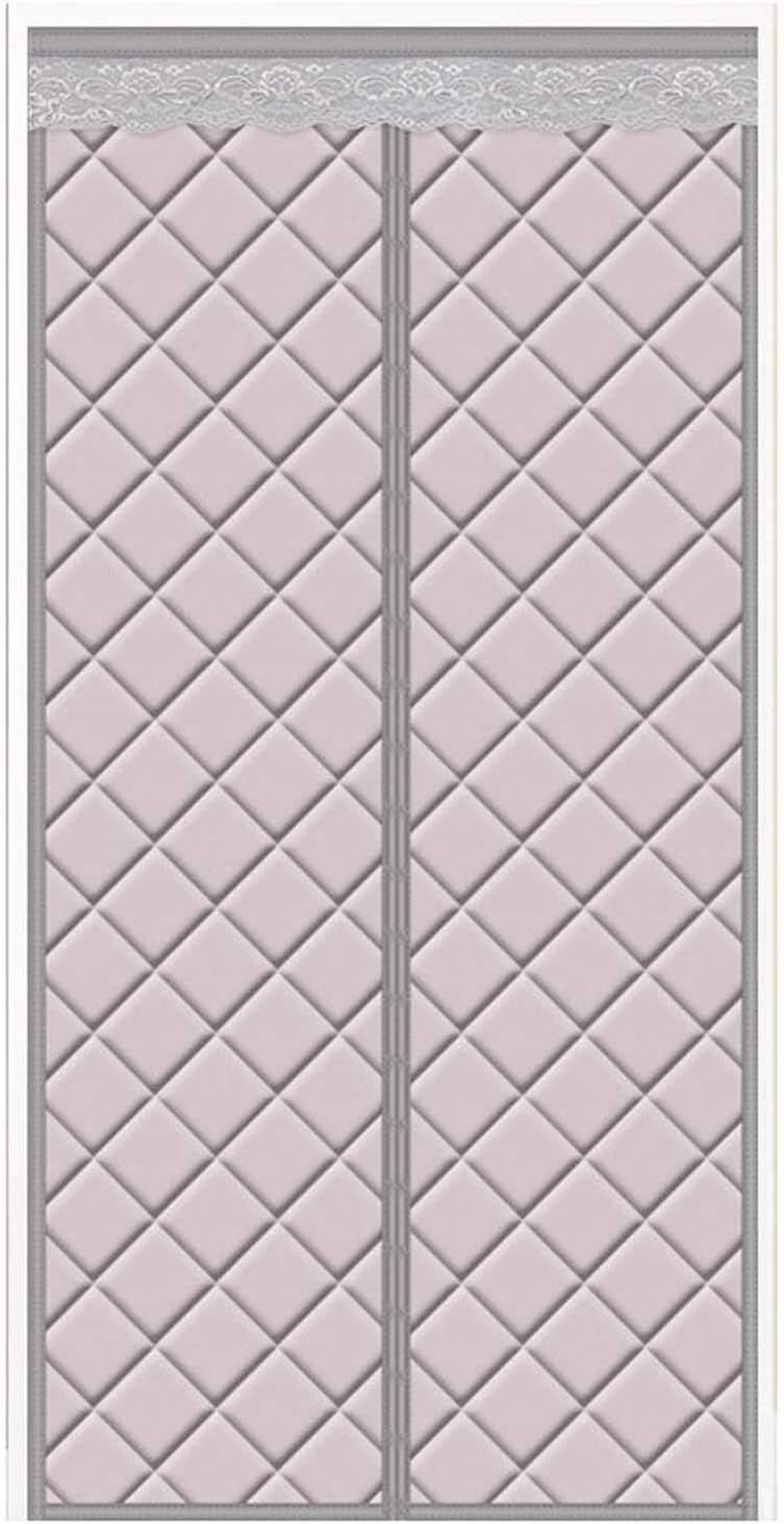 BUYT Insulated Door Curtain Storm Wind Fleece