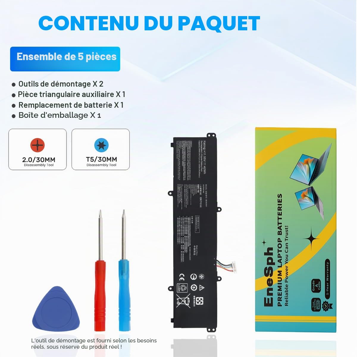 B31N1911 Laptop-Batterie Compatible avec ASUS VivoBook Flip TM420I TM420IA TM420U TM420UA K413E S413DA M413D S413JA X413F D413D S433E S433F F413FA F413JA R413D R413DA X421 TP420 TP470E C31N1911