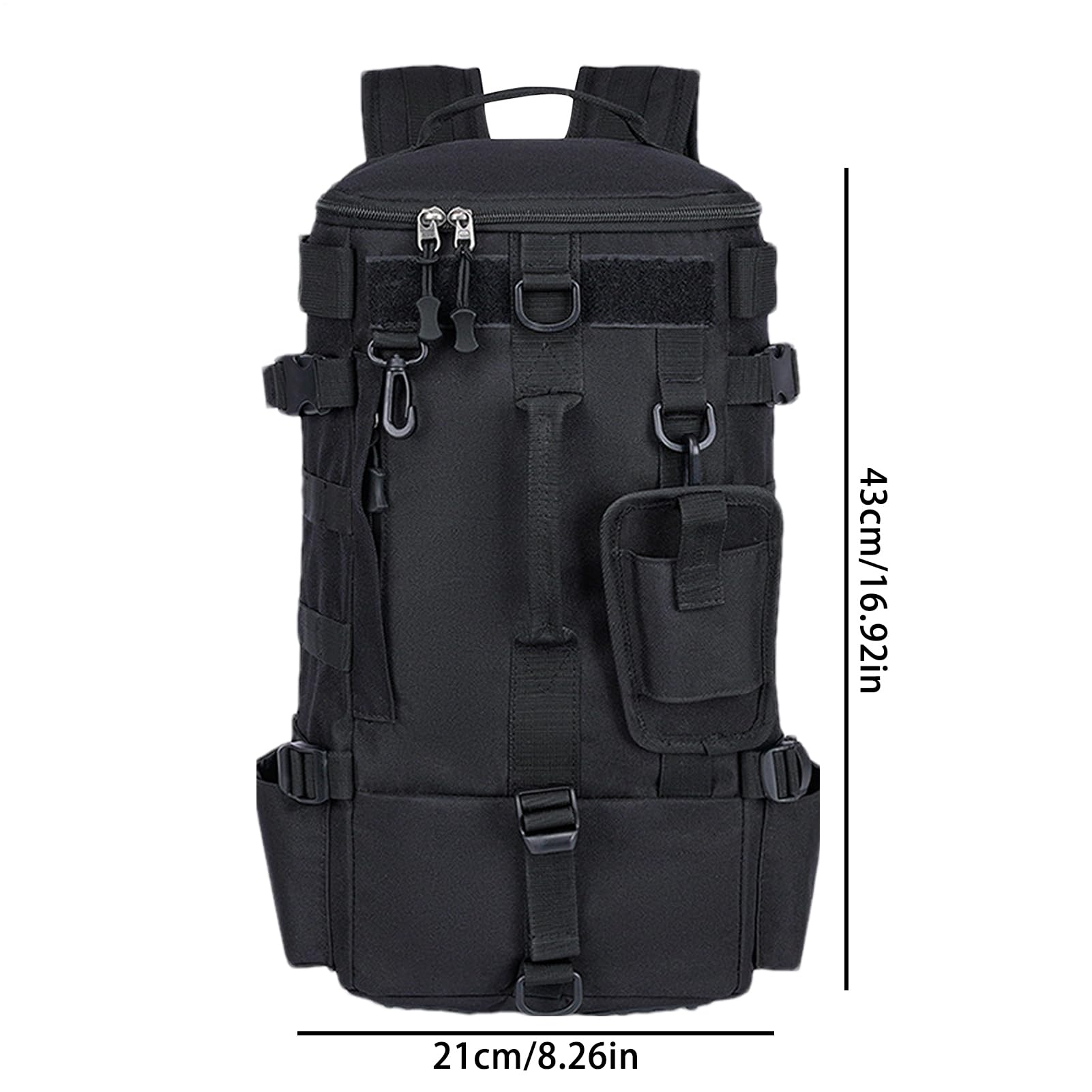 Zaino per attrezzatura da pesca, borsa per attrezzatura da pesca per | esterni con supporti per canna da pesca, grande borsa per attrezzatura da pesca, borsa da viaggio per pesca, campeggio
