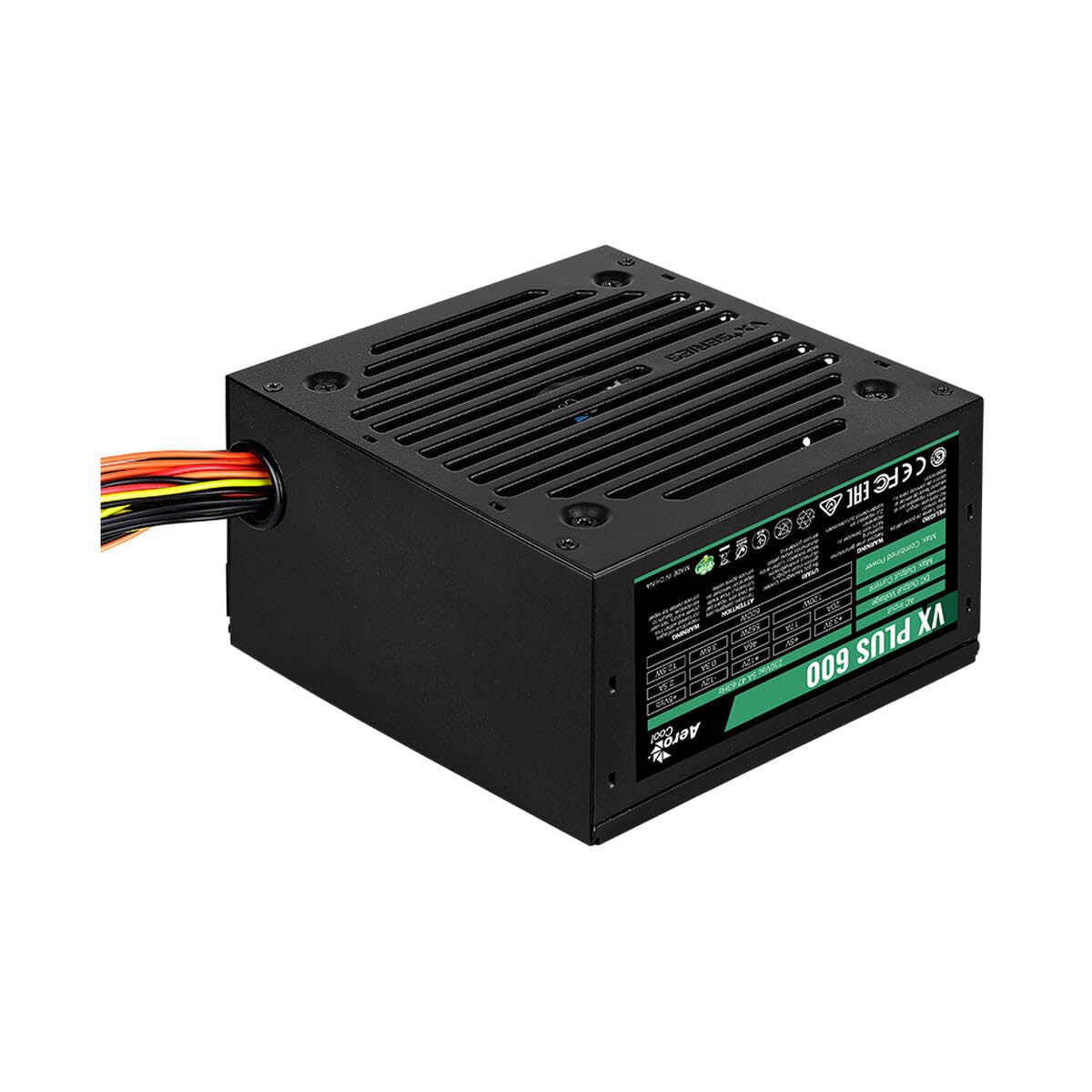 Fuente DE Alimentaciã“N AEROCOOL PGS VX-600PLUS 600W 80+