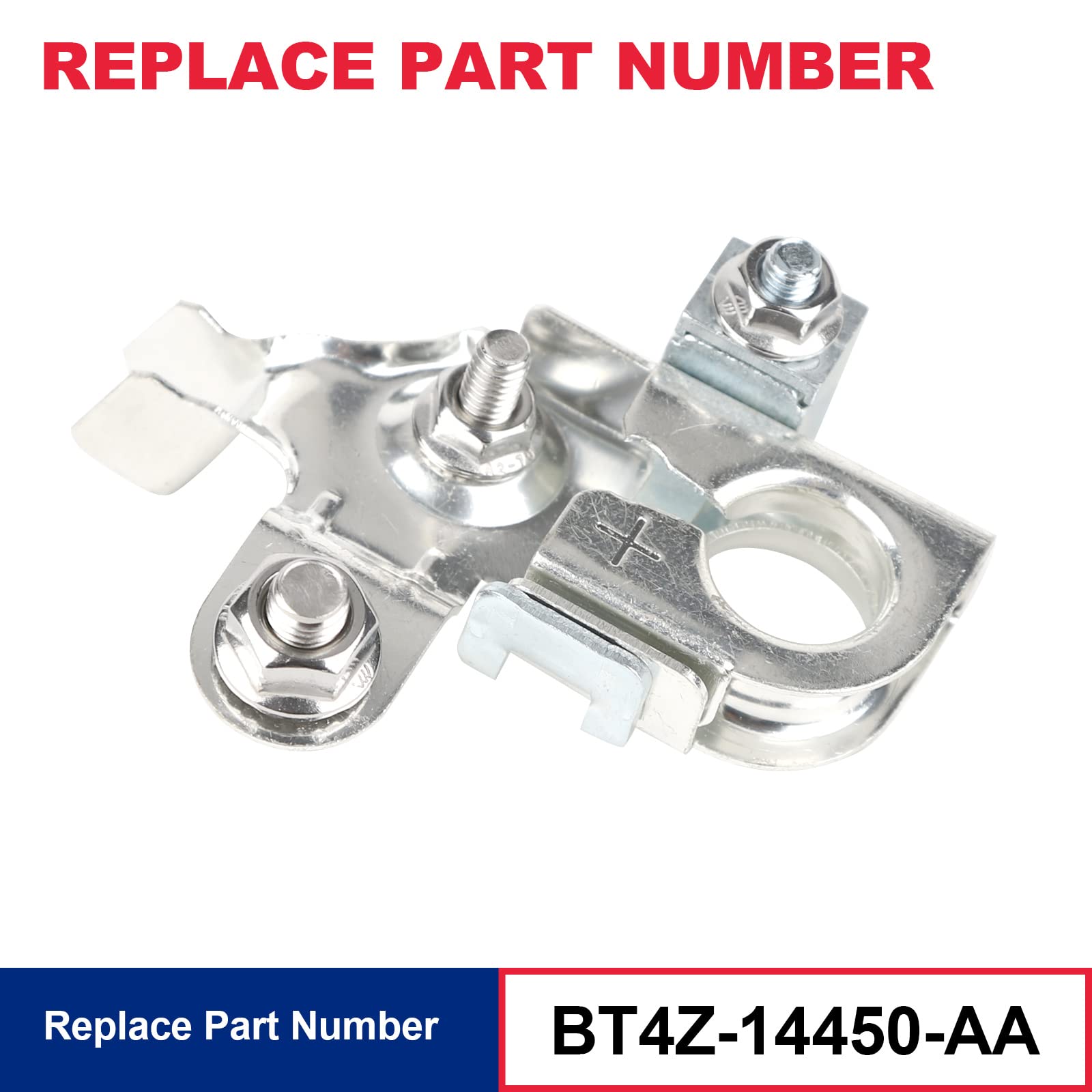 Amazon.com: Positive Battery Terminal Clamp w Nuts Fit for