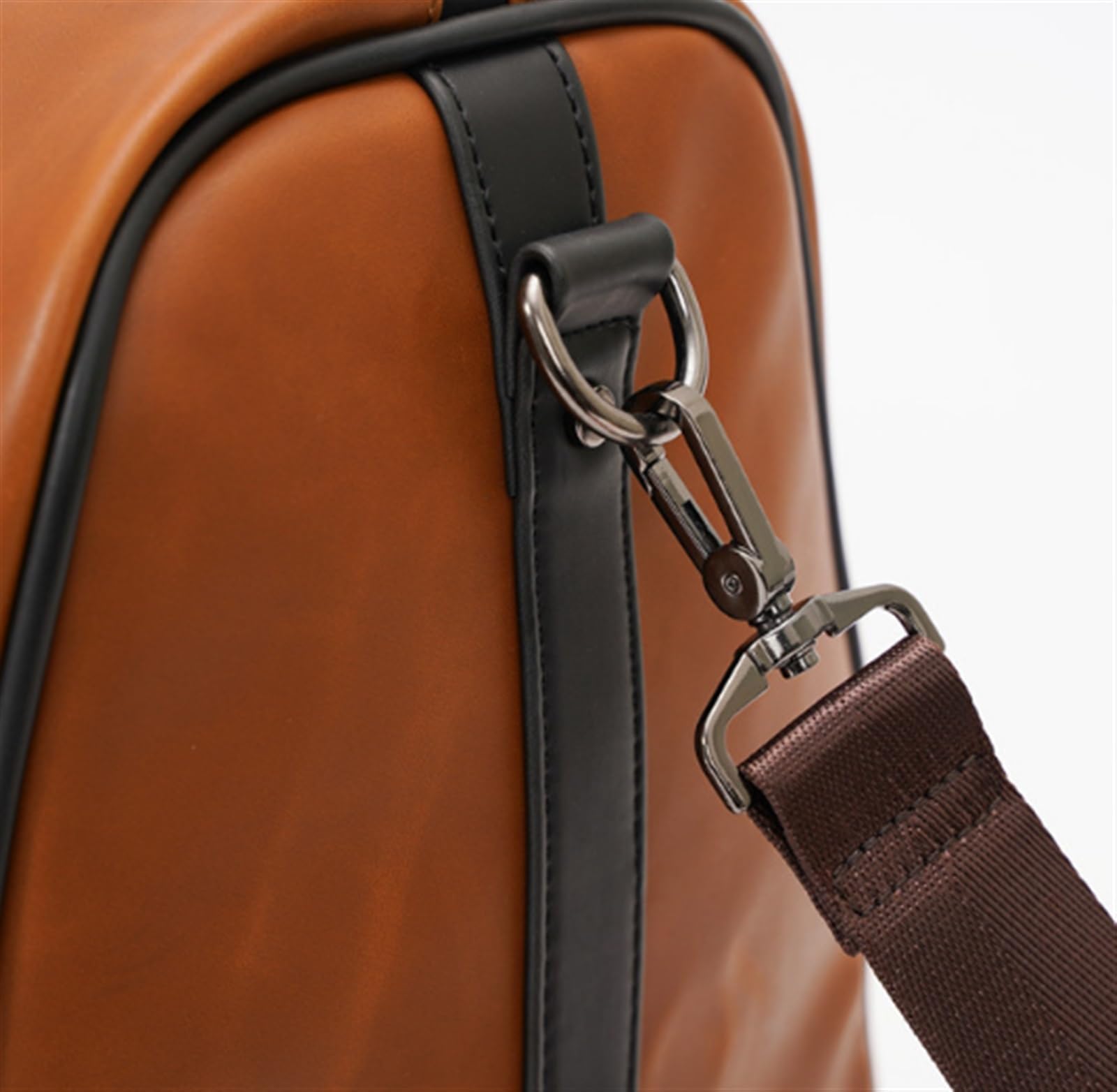 Borsa da Trasporto per Aereo Borsone Per Indumenti Da 18 Pollici Per Viaggi Borsa Da Viaggio In PU Di Grande Capacità Per Uomo Borsa da Cabina