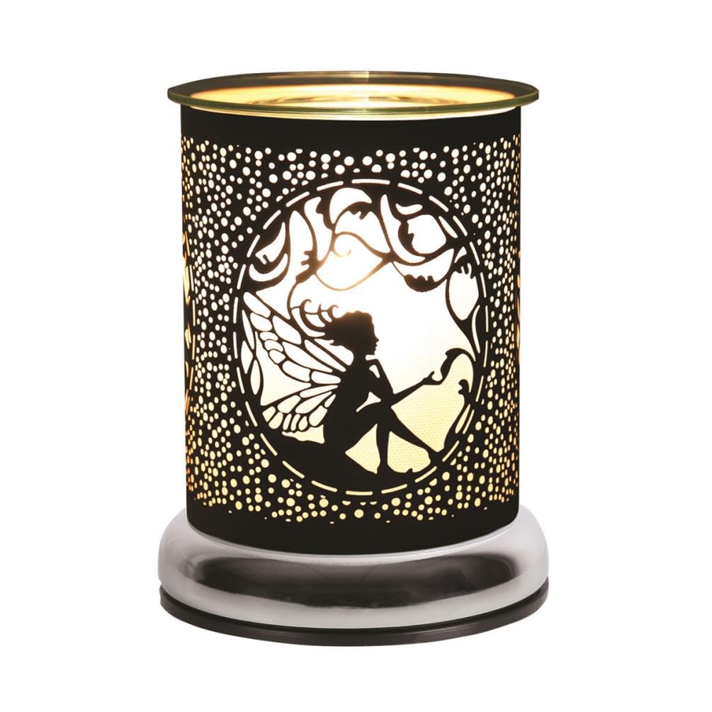 Aroma Accessories Black Aroma Sitting Fairy Touch Electric Wax Melt Warmer