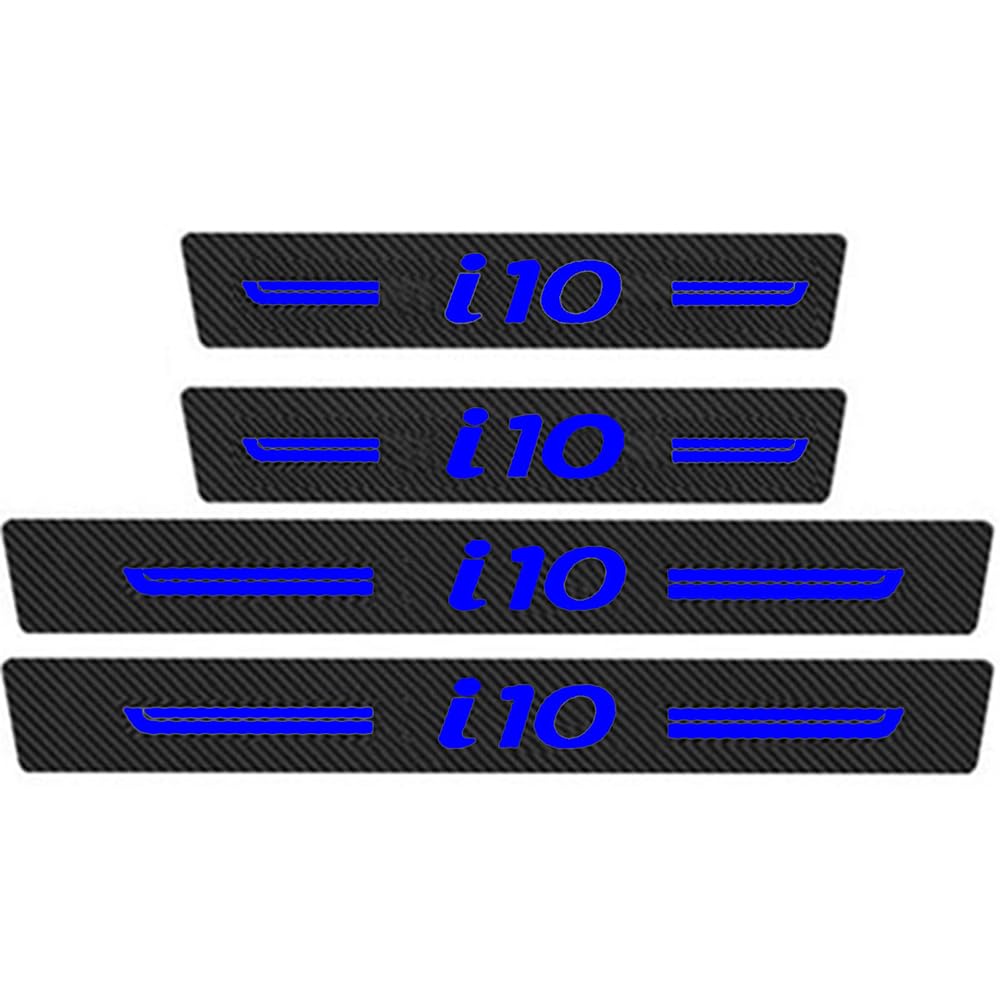 Sdyayfge C 4Pcs Kick Plates Ar Door Sill Protector,For Hyundai I10
