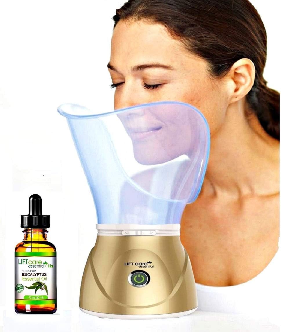 Spa Home Facial Steamer Sauna Open Pores and Extract Blackheads, Rejuvenate and Hydrate Your Skin for younger, youthful complexion (Facial Steamer)