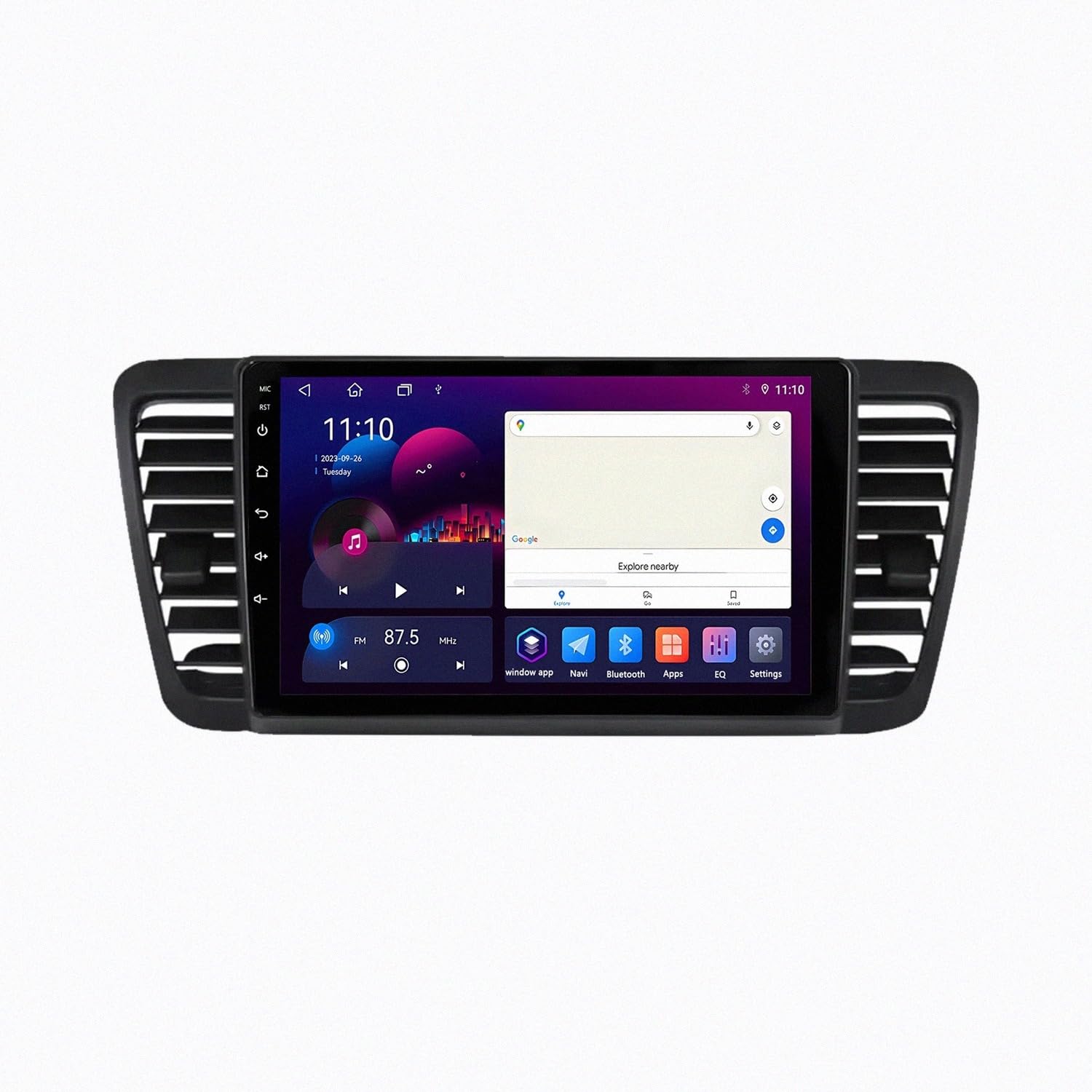 Pantalla Carplay Subaru Outback 3 Android Auto Inalámbrico GPS Bluetooth Mirror Link 32G 8