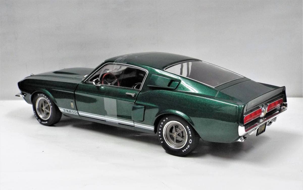 シェルビーGT500ミニカー 1/18 楽天市場】1/18 GREENLIGHT☆1967 シェルビーGT500 赤/白