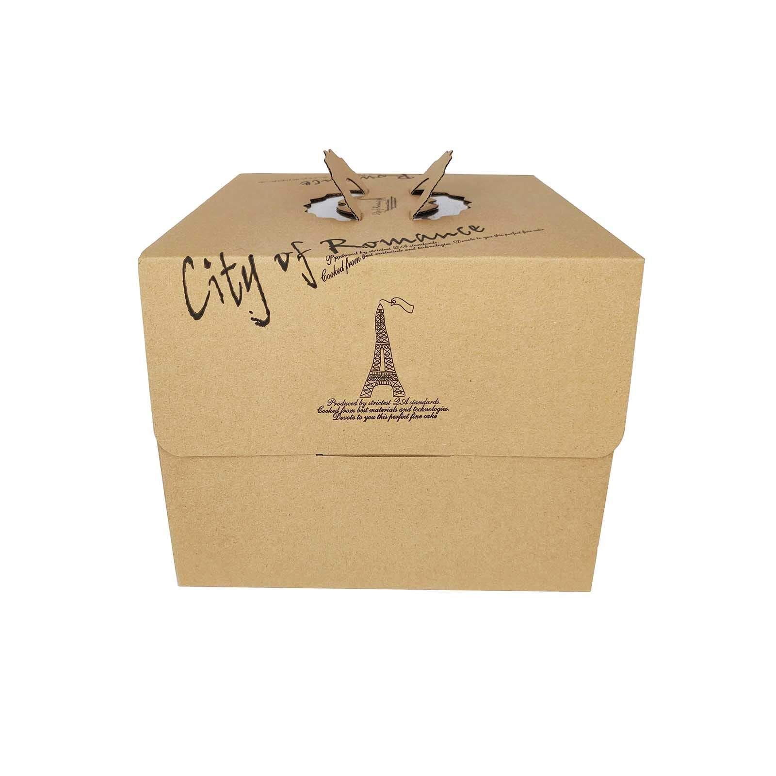 Extra Strong Tall Corrugate Cake Carrier Box - Wedding Tier Birthday[10 Inch (26 x 26 x 25cm), 10 Boxes]