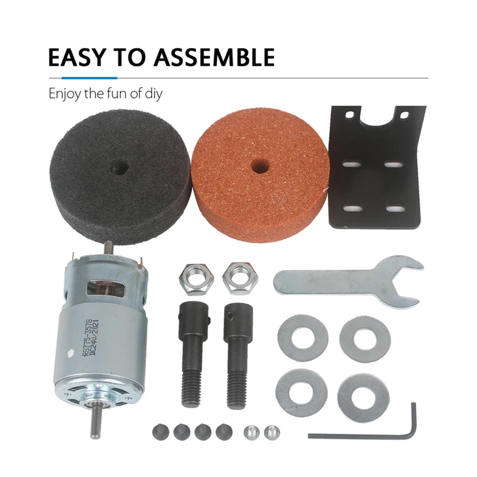 Máquina afiladora de bordes muela, esmeril eléctrico Banogni, amoladora banco, pulidora, joyería Jade DIY, herramientas lijado Dental Para uso doméstico(Set 1)
