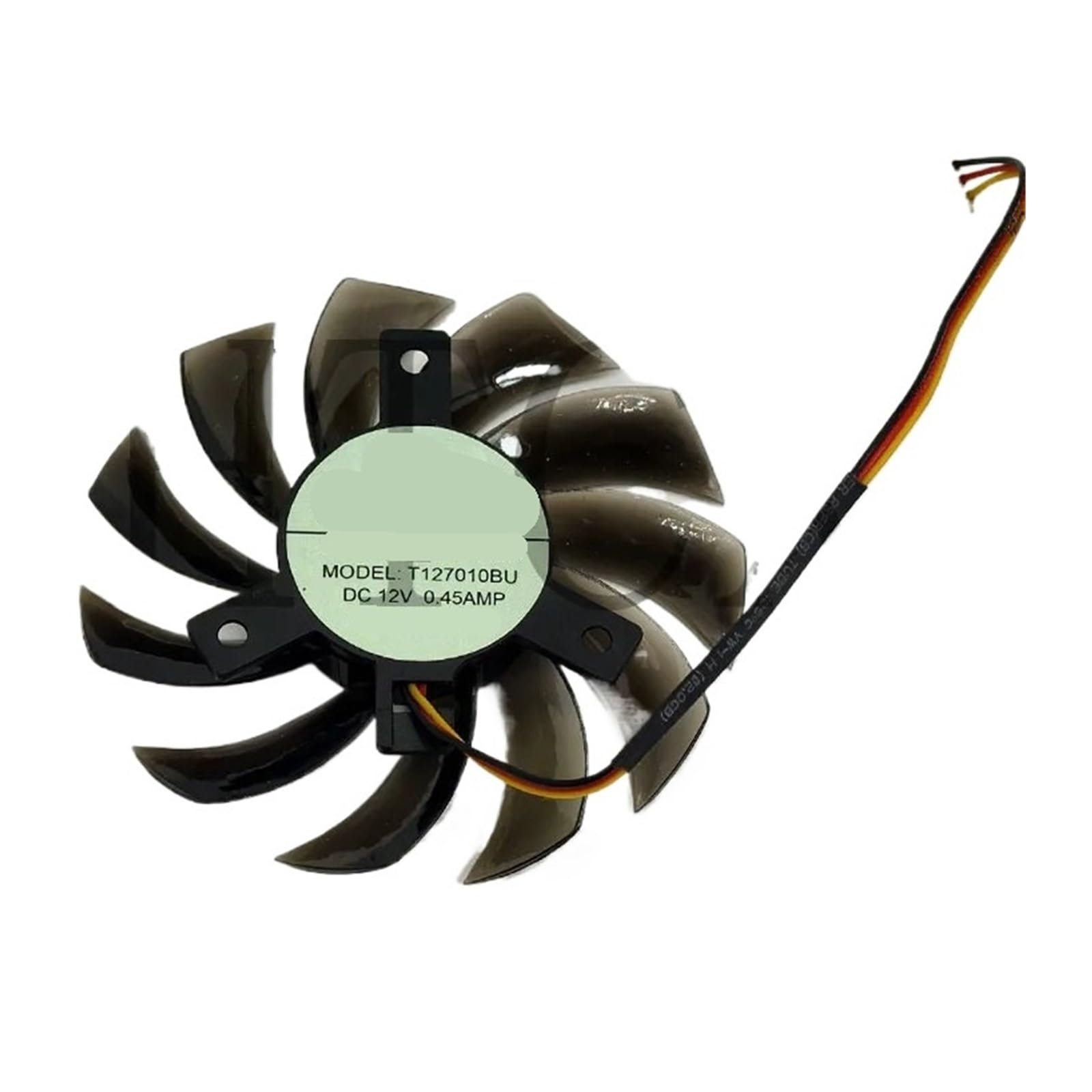 WESAWQGH Cooling Fan T127010BU DC12V 0.45A 3Lines