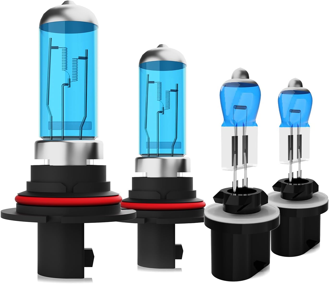 Light Bulbs Fit For Ford Taurus 1992-2007, 9007 880 High Low Beam Fog Lights High Performance Halogen Headlight Bulb Combo, 6000K White Light, Pack of 4