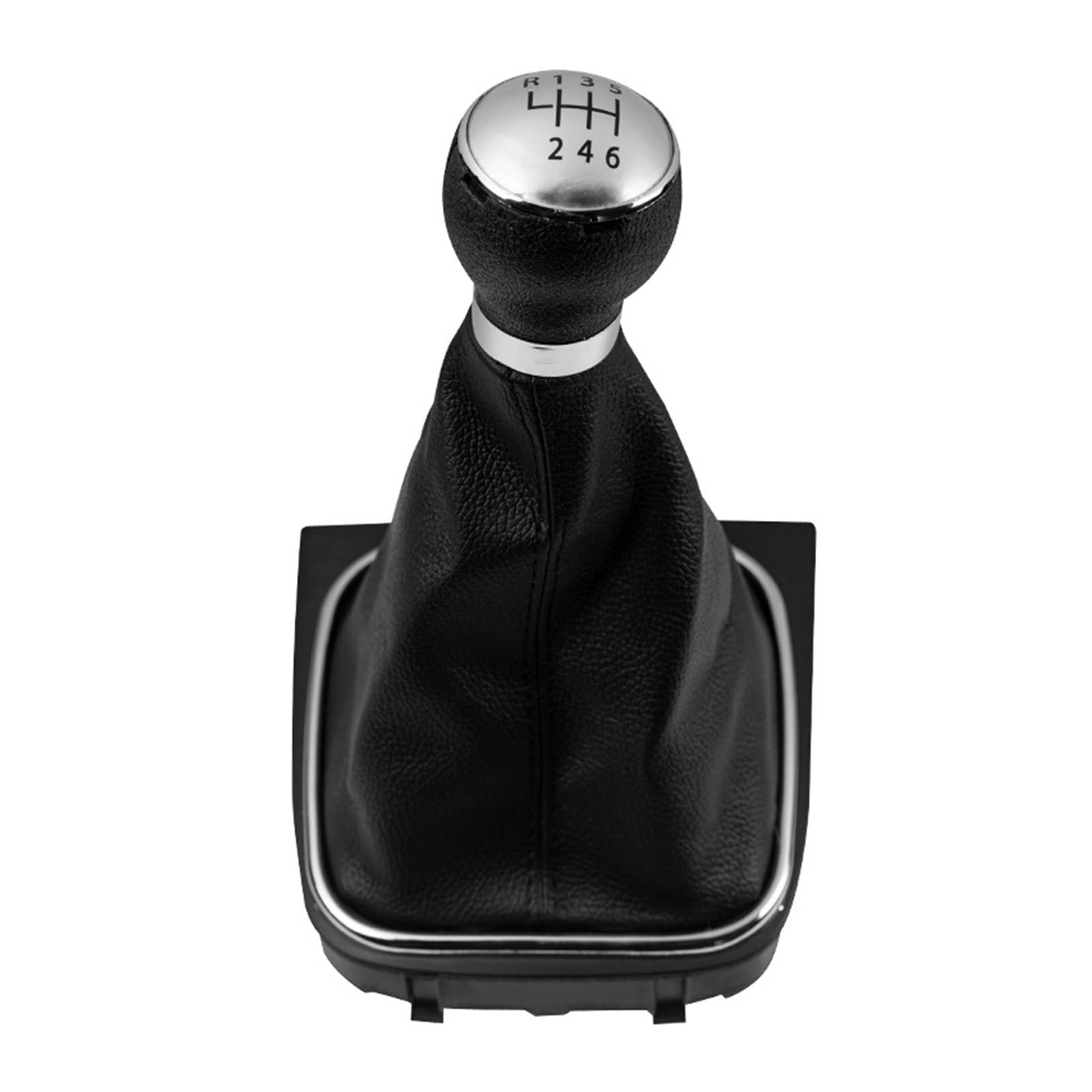 Rbevcrr B0264 Car Shift Lever Knob For Vw For Golf 5 6 V Mk5 Mk6 For Jetta R32 For Gti 2004-2014 5/6 Speed Gear Shift Knob Gearstick Gaiter Boot Stick Shifter Pen(B0264)