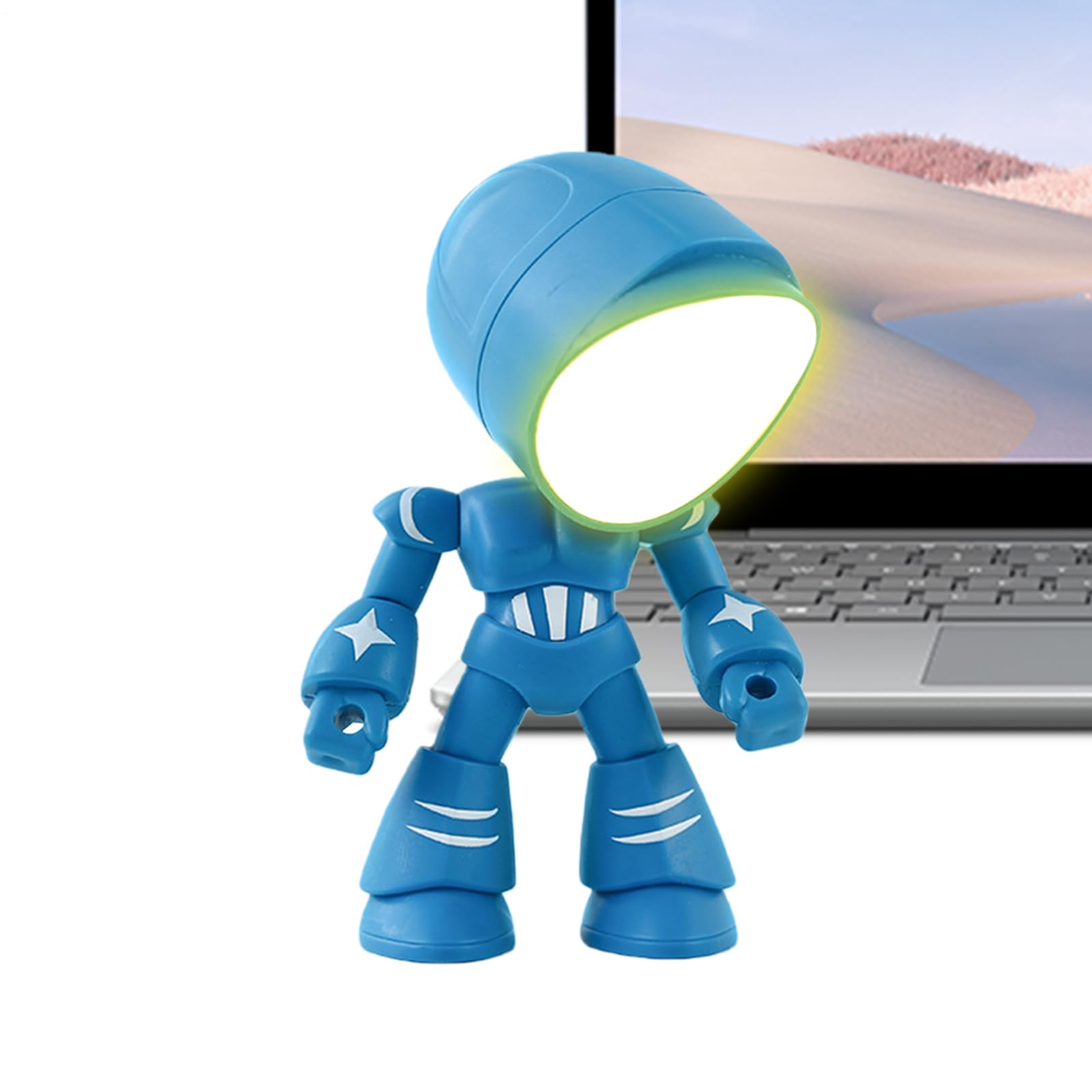 Robot Night Light - Robot Toy for Kids | LED Table Lantern, Rechargeable Remote Control with Projector Night Light for Kids, Gesture Sensor, Music, 6 Years Old Boys and Girls