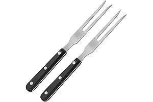2-Piece Carving Fork Set with Plastic Handle