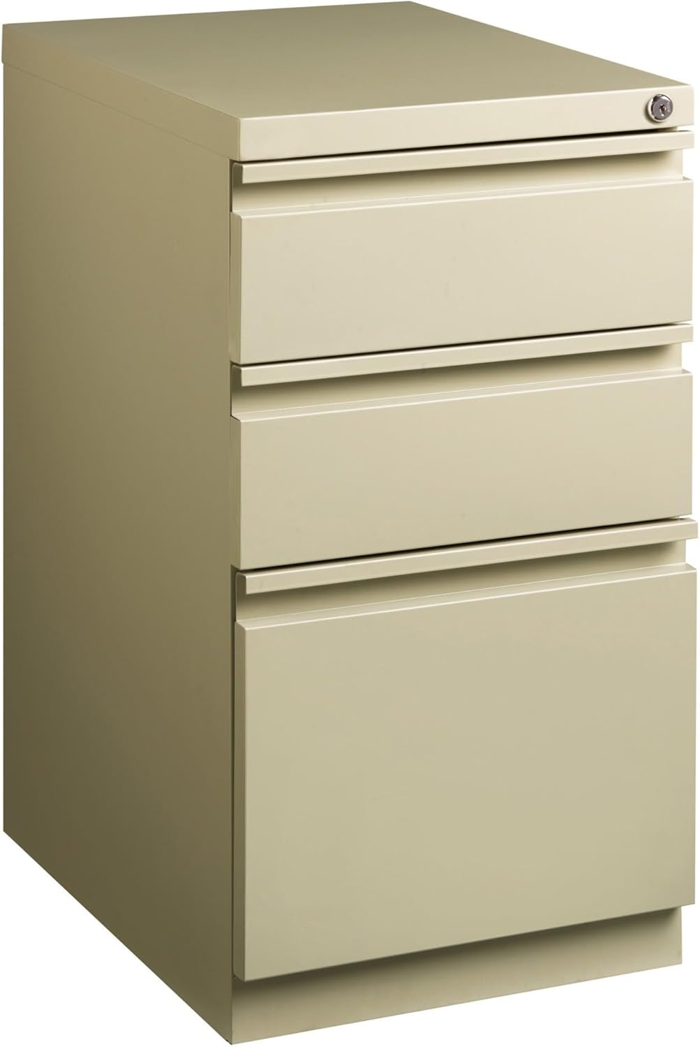 Lorell LLR49520 Mobile File Pedestal, Putty