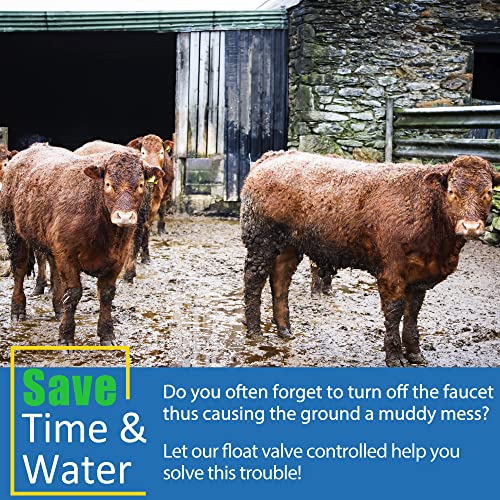 Livestock Water Trough Float Valve Controlled, [Easy to Install