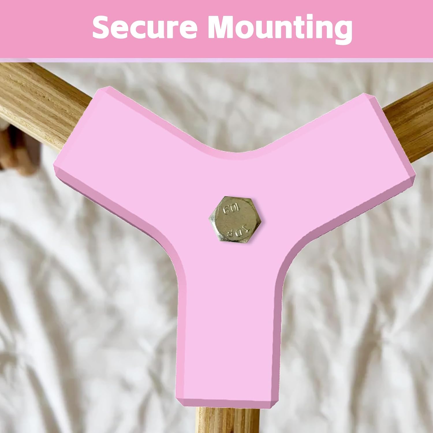Replacement Top Connector for Lovevery The Play Gym，Secure Mounting Hardware (Pink)