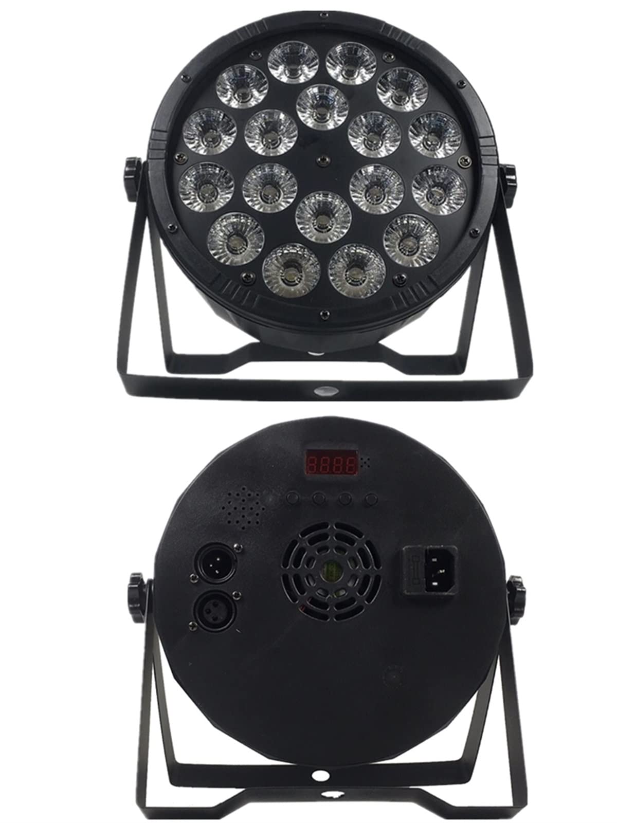 Światła Sceniczne, 1. 8x12W RGBW LED par Light/Disco DMX512 Control PROWADZONY Wash Stage Professional DJ Sprzęt