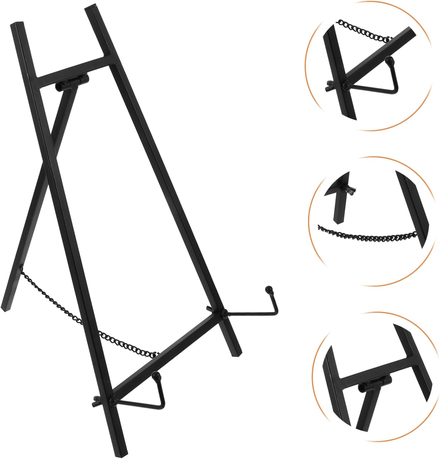 Metal Easel Stand Display Tripod for Photos Wedding Signs and Artwork Stable and Portable Design for Home and Gallery Use