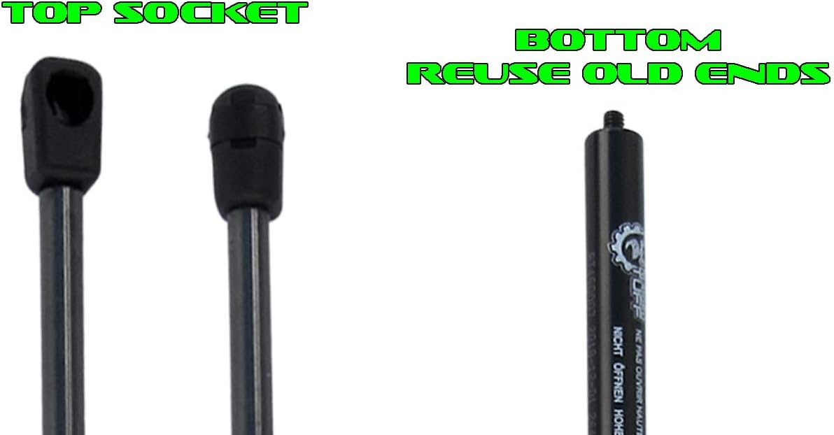 Front Hood Lift Support Shocks Struts for 2001-2007 Mercedes C230 C240 C280 C320 C350 C32 and 2003-2009 Mercedes CLK320 CLK350 CLK500 CLK550 CLK55 CLK63 Gas Dampers SG203007 (2 Qty)