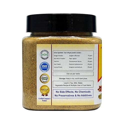 Miniatura 2 de Herbal Daily Chai Masala Té Chai Spices de 4 onzas contiene cinco especias en polvo de jengibre, Kali Mirch, Dalchini, Hari Elaichi, Laung Clove