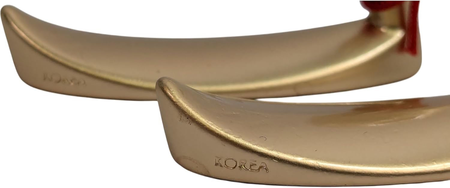 Solid Brass Magnetic Mandarin Duck Chopstick Holders (Set of 2)