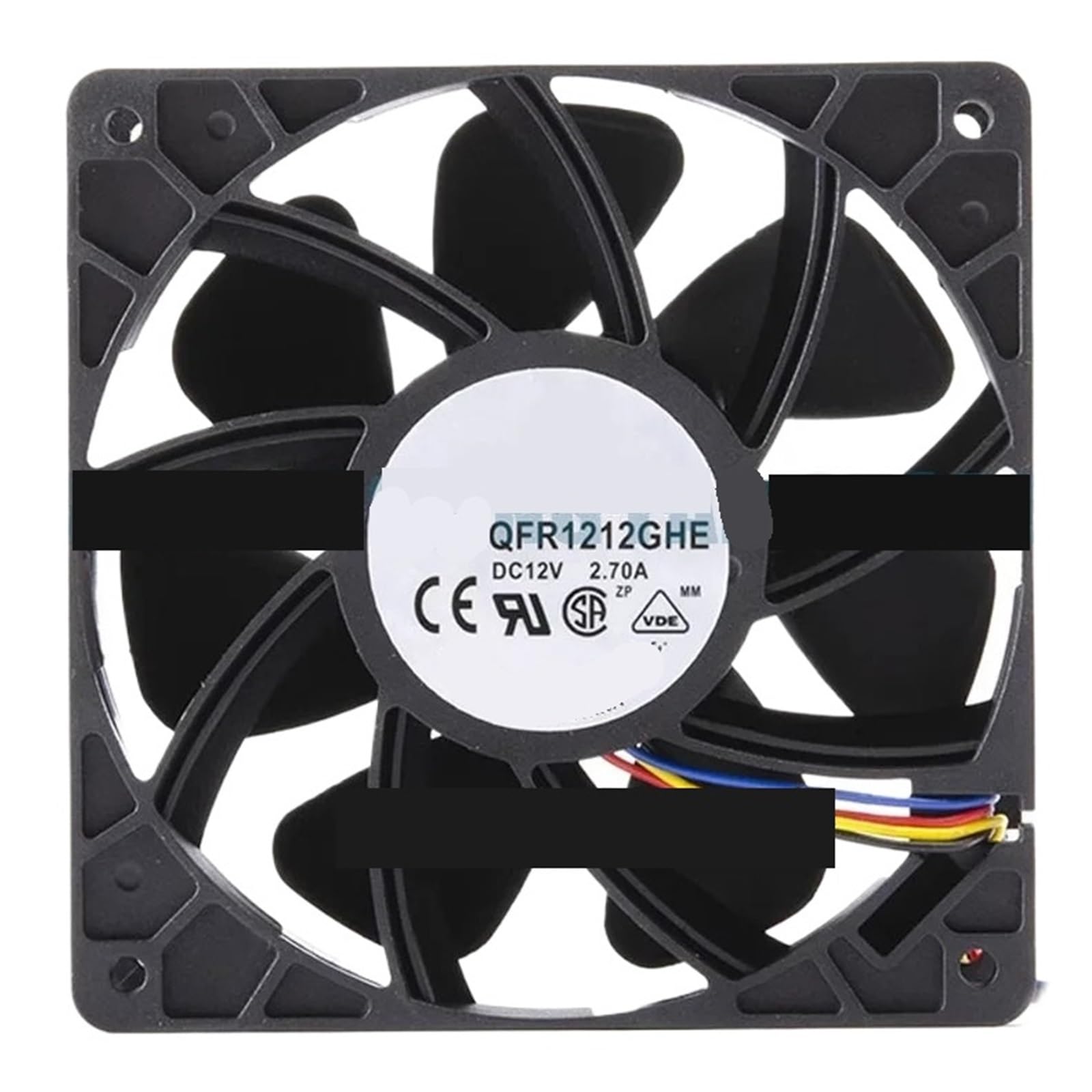 LZIKKGKI 5PCS QFR1212GH Fan 12V 2.1A 120 * 120 * 38MM