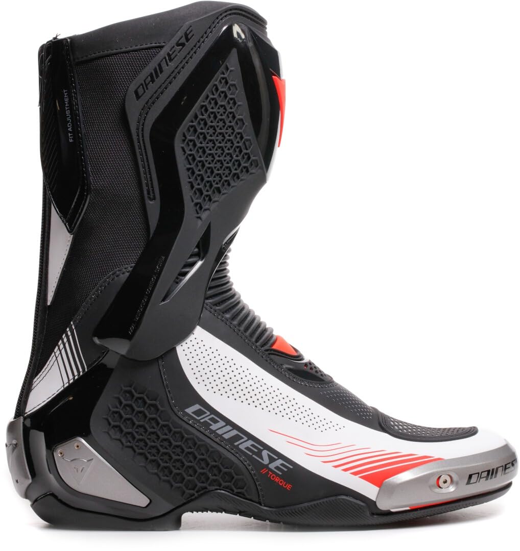Dainese Torque 4 Air S26 Motocyklowe buty, czarny/biały/czerwony, 47