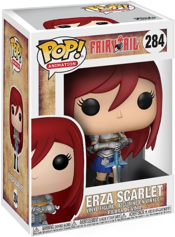 Funko POP Anime: Fairy Tail Erza Scarlet Collectible Vinyl Figure