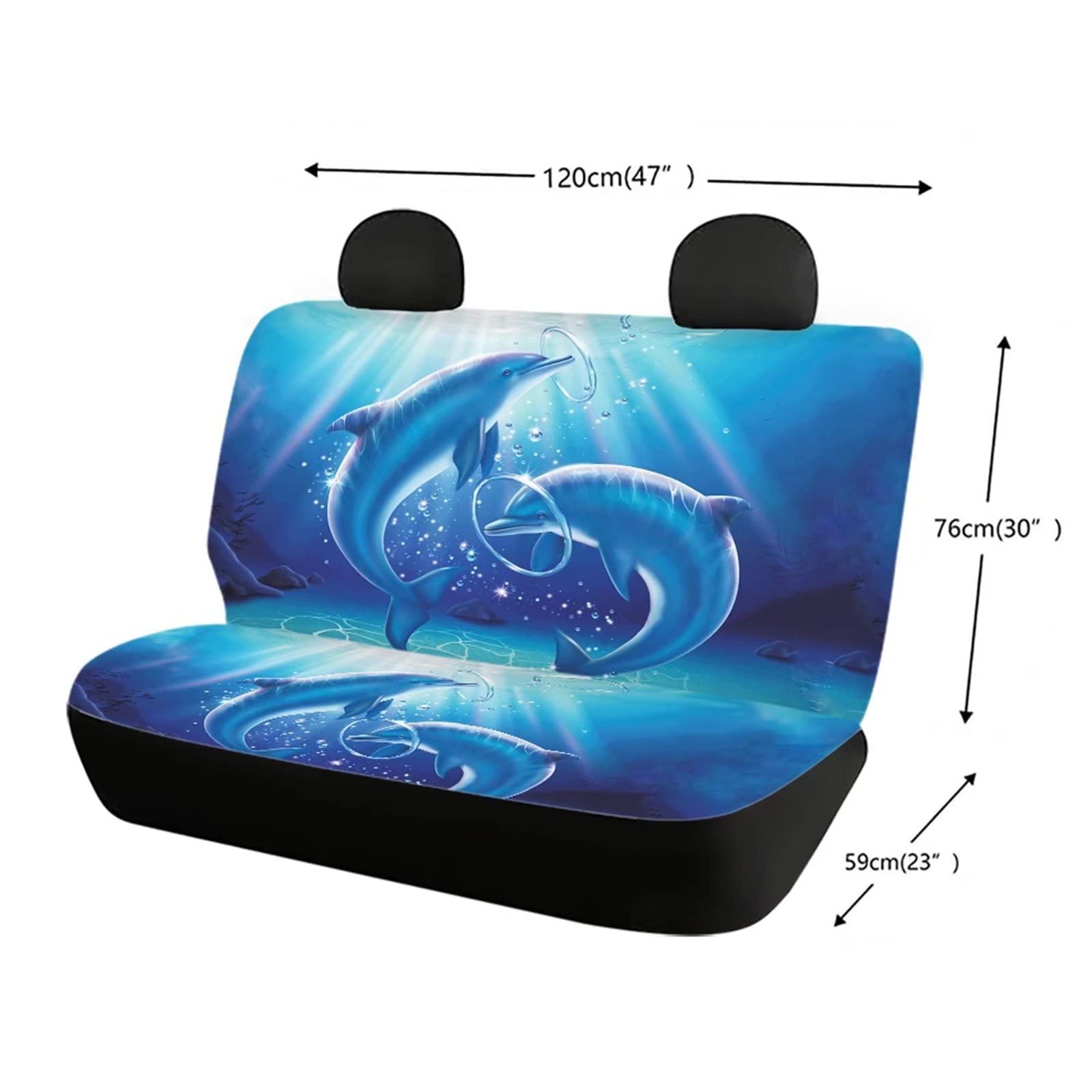 Lot De 2 Housses De Siège De Voiture Avec Imprimé Fruits Et Bananes - Installation Facile