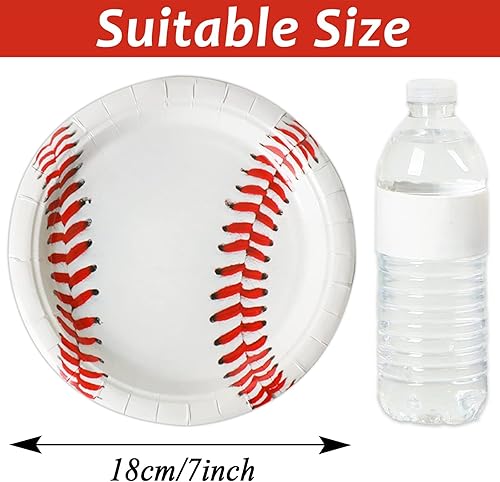 Miniatura 8 de gisgfim 24 platos de papel desechables para motocross de 7 pulgadas, suministros para fiestas de cumpleaños, platos de postre, decoraciones de