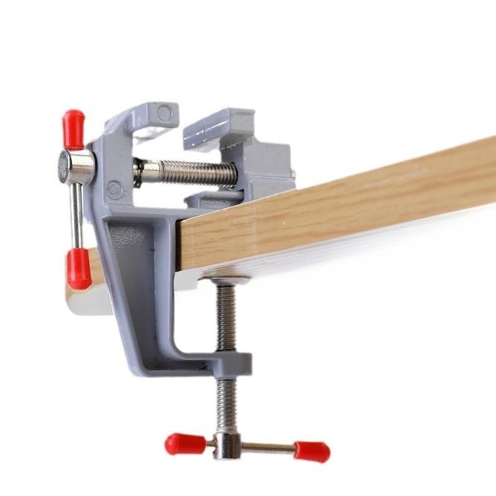 Baoblaze 5x Mini Morsetto Da Tavolo Morsa Da Banco Da Lavoro Robusta Comoda Portatile Strumento Artigianale Riparazione Piccola Morsa Da Banco per G, 6 pezzi