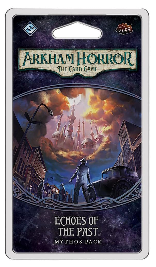 Fantasy Flight Games Arkham Horror The Card Game Echoes of the Past MYTHOS PACK - Unravel the Madness! Cooperative Living Card Game, Ages 14+, 1-4 Players, 1-2 Hour Playtime, Fantasy Flight Games
