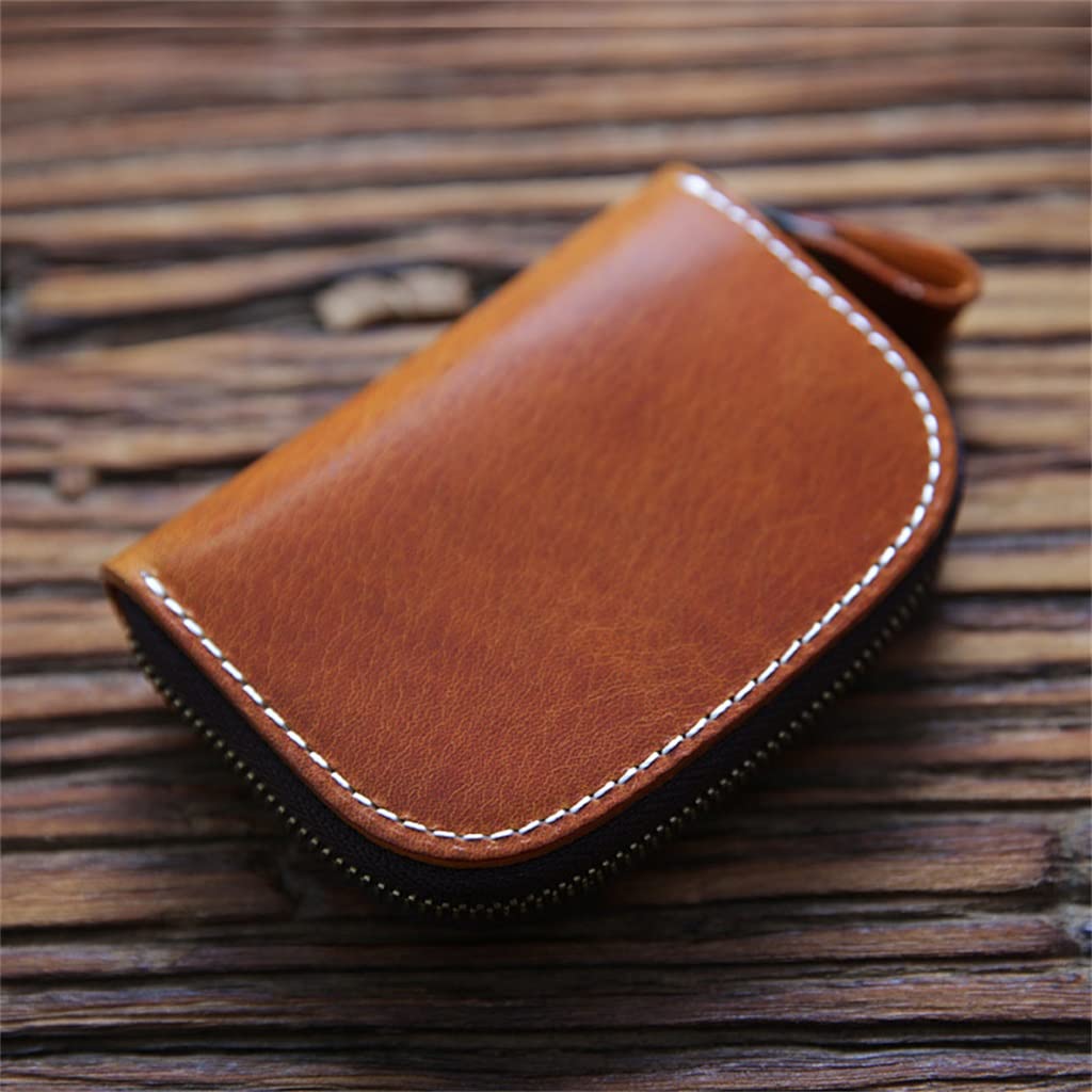 Handgefertigte Retro Leder Schlüsseltasche Herren Große Kapazität Aufbewahrung Zuhause Damen