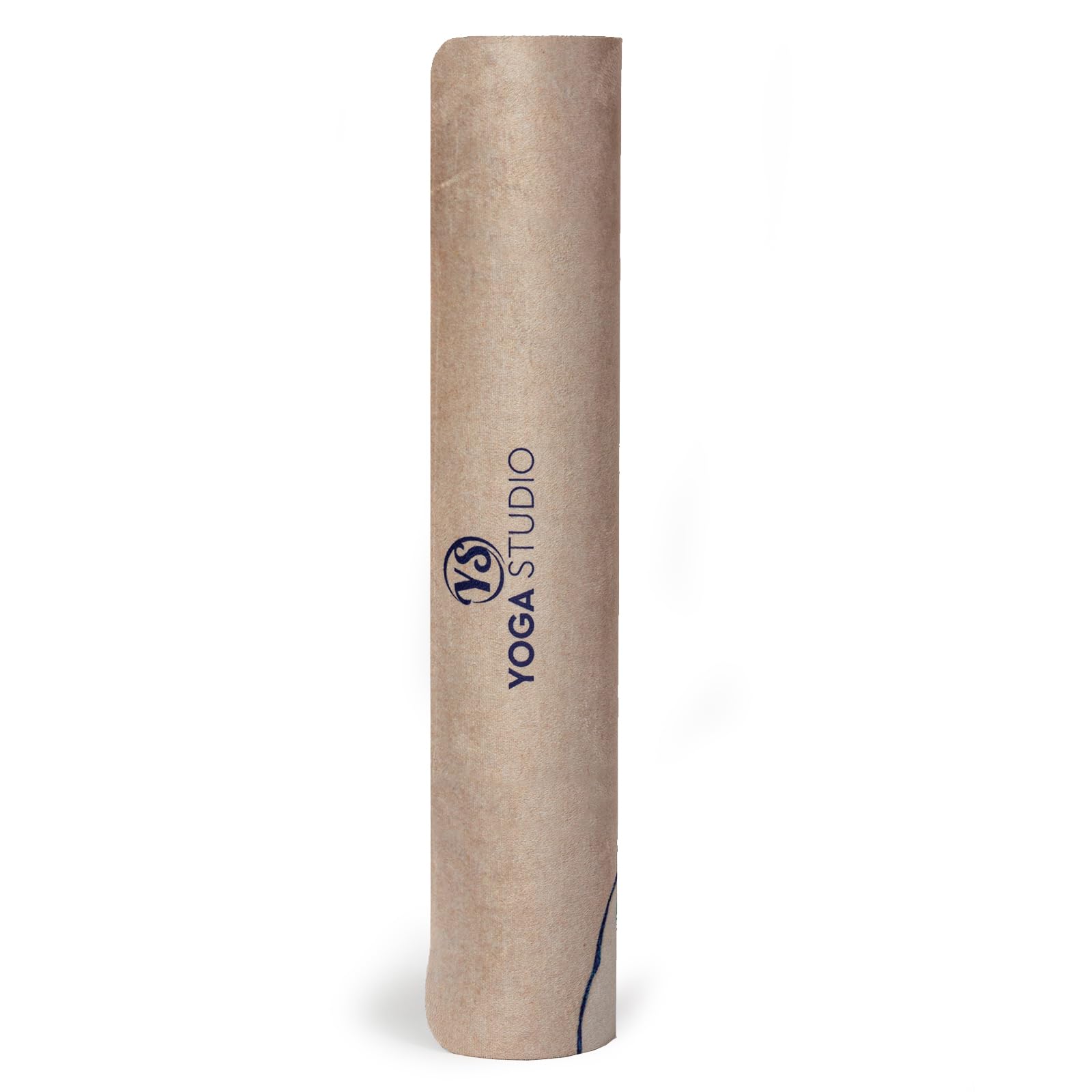 Yoga Studio Tappetino da yoga in microfibra scamosciata vegana – 183 cm x 61 cm, tappetino in gomma naturale dell'albero di 4 mm per Power Yoga, Hot Yoga, tappetino da yoga senza silicone