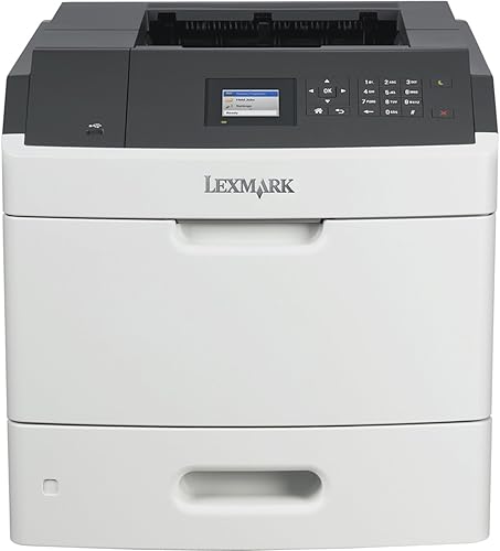 Lexmark Impresora láser MS810N - Monocromo - Impresión de 1200 x 1200 ppp - Impresión en papel normal - Escritorio - Impresión monocromática de 55