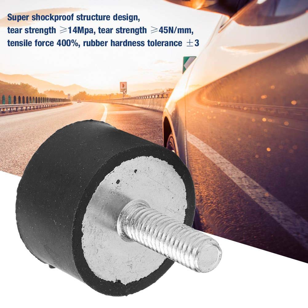 4x Gummi Stoßdämpfer M6 - Antivibrationsfüße Für Maschinen & Fitnessgeräte