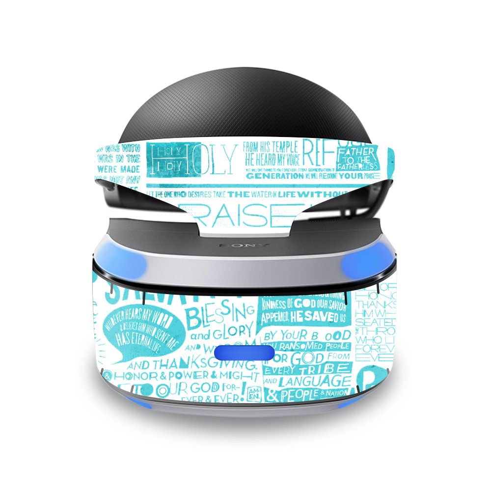 MightySkins Skin Compatible with Sony PlayStation VR wrap Cover Sticker Skins Faith