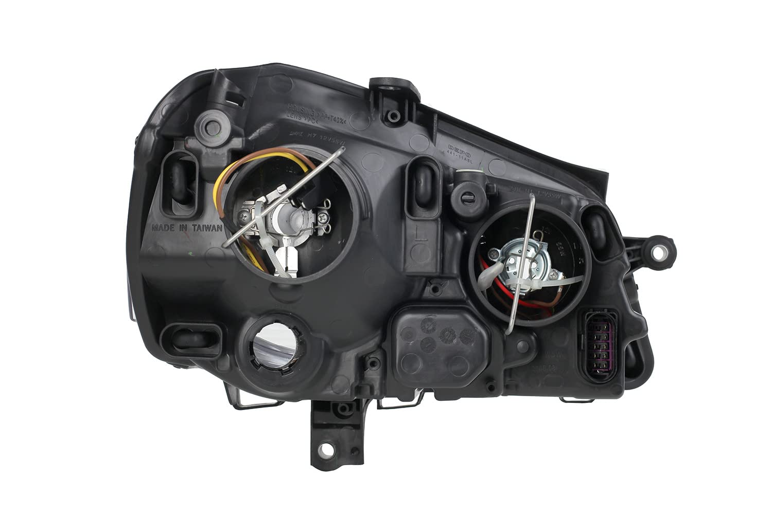 Johns Faro alogeno anteriore per VW Polo 02 9N 05-12 Set di lampadine L R