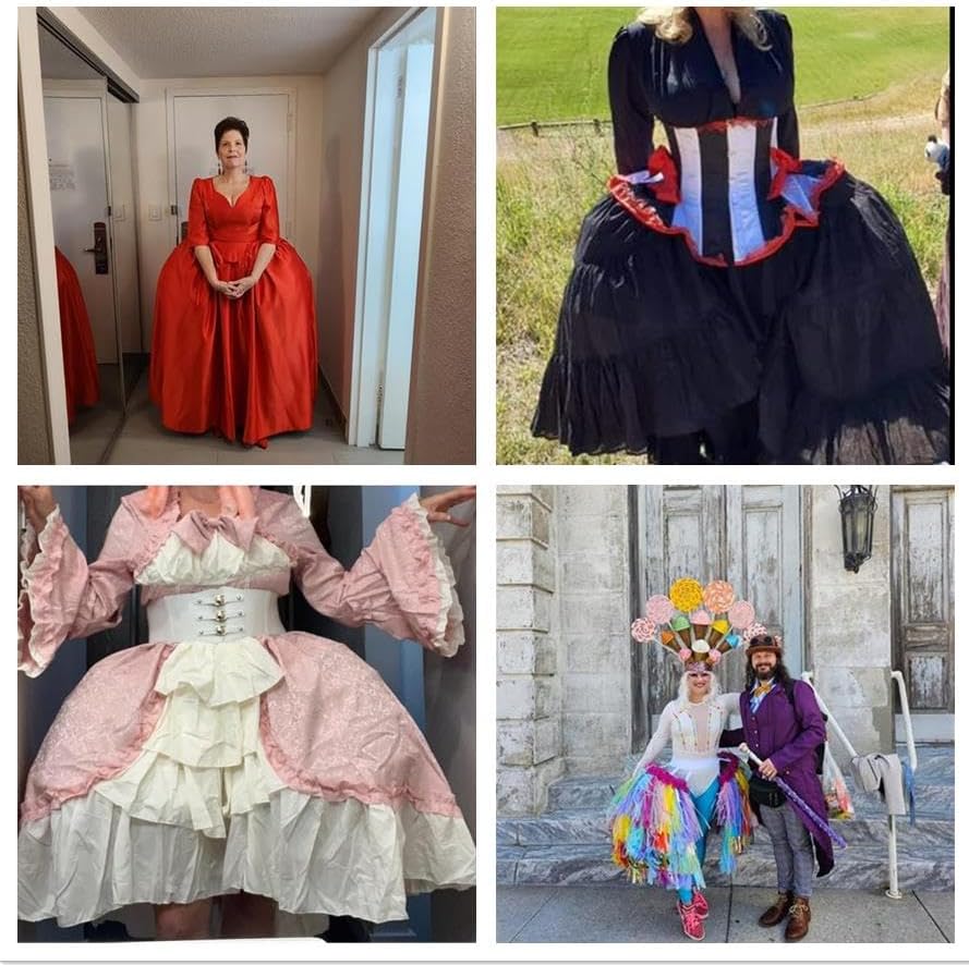 Pannier Petticoat Women Victorian Bustle Cages Hoop Skirt Cage Skirt for Women - Image 2