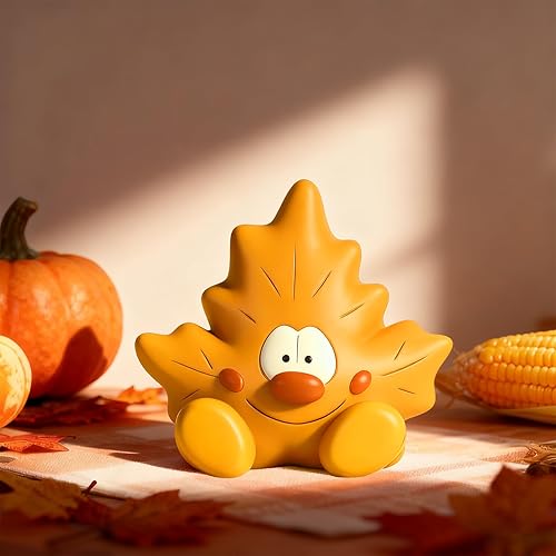 Miniatura 3 de Bonita decoración de otoño para el hogar, decoración de mesa de otoño con figura de hoja de arce, bonita decoración de mesa de Acción de Gracias