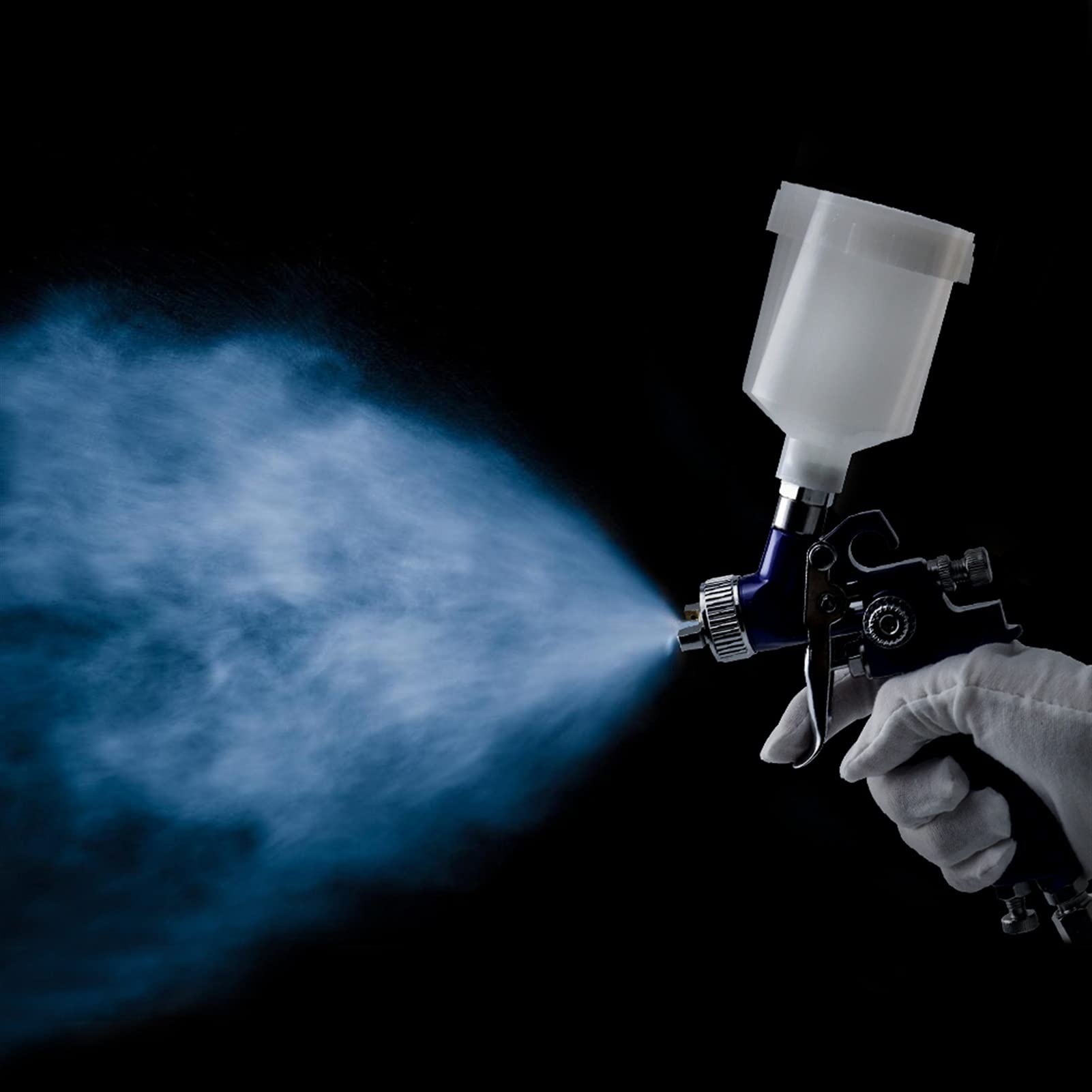 HVLP. Mini Paint Spray Gun 0.8/1.0mm Dysza H-2000 Profesjonalny Airbrush Malowanie Samochód Pneumatyczny Regulator ciśnienia pneumatycznego(0.8 1.0mm nozzle set)
