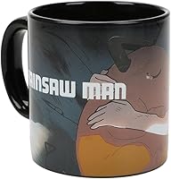 Vista 6 de Bioworld Taza de cerámica de 16 onzas con diseño completo de Denji de Chainsaw Man