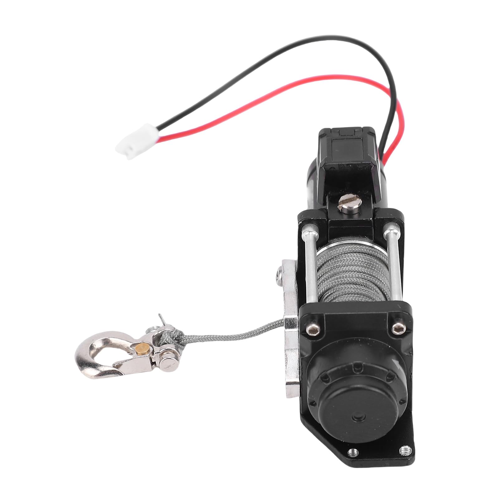 Keenso RC Winch, Aluminum Alloy, 12-15lbs Load Capacity, Replacement for SCX10 1/10 Scale RC Crawlers