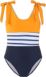 مايوه سباحة قطعة واحدة بدون أكمام للبنات من ميكس اند ماكس