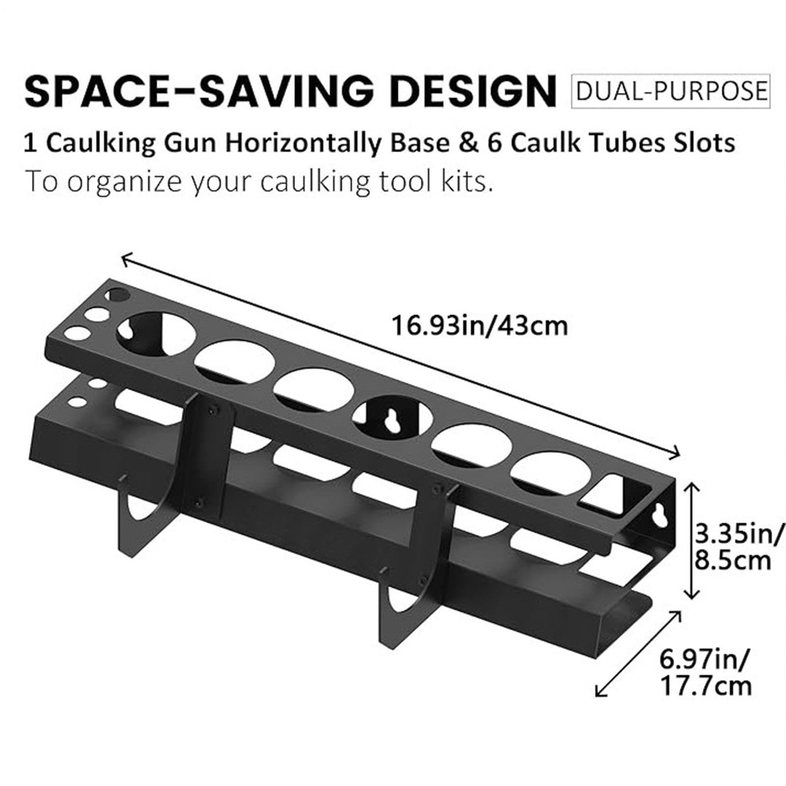 Support Pour Cartouche De Mastic Rack De Rangement Pour Outils Tubulaires | Support Mural De Rangement À Buses Adhésives Pour Industrie Atelier Garage Abri De Jardin Cabanon Réserve Maison Entrepô