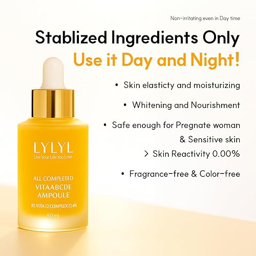 Miniatura 7 de Ampolla Vita ABCDE, 11 multivitaminas en una botella, complejo Vita 72.4%, 7 péptidos proteicos, más del 20% de liposoma, nutritiva e hidratante