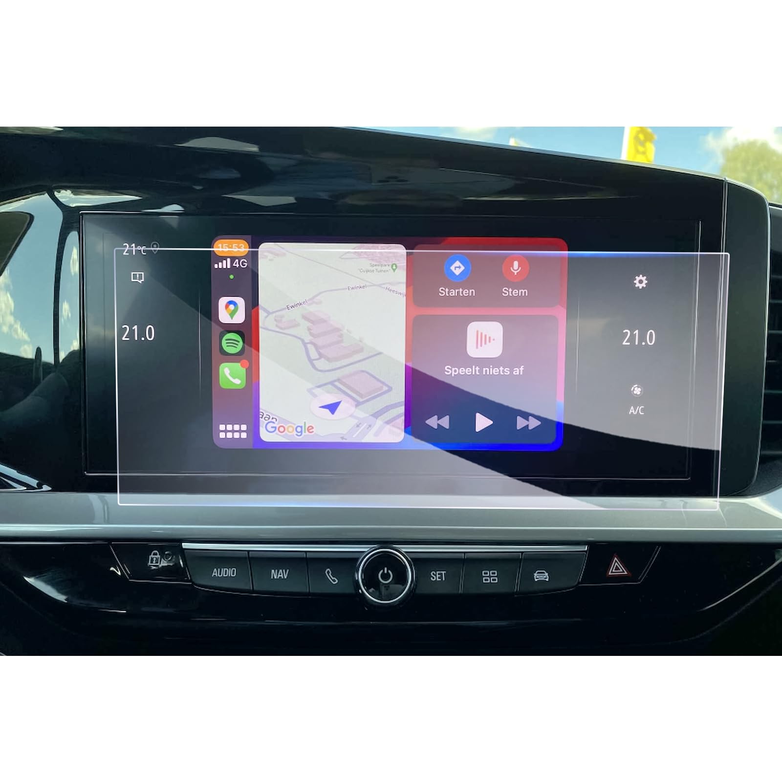 Ruiya Protector De Pantalla Para Nissan Titan 2020+ 89 Pulgadas