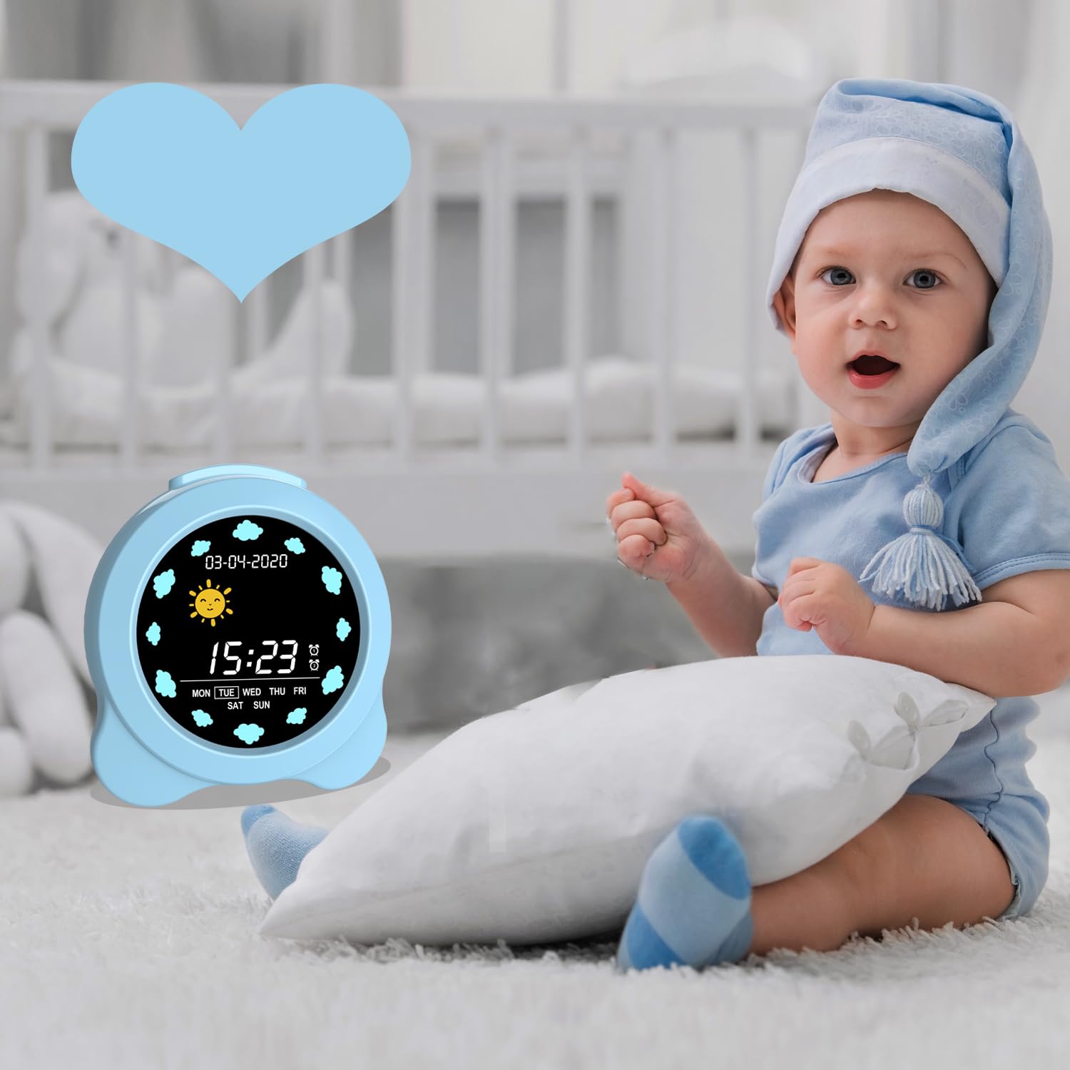 Lexibook Marvel Spider-Man Peter Parker, Projector Alarm Clock, Projecting Spider-Man puictures on the ceiling, FM radio, LDC screen, Snooze function, Batterie, Red/Blue, RP500SP