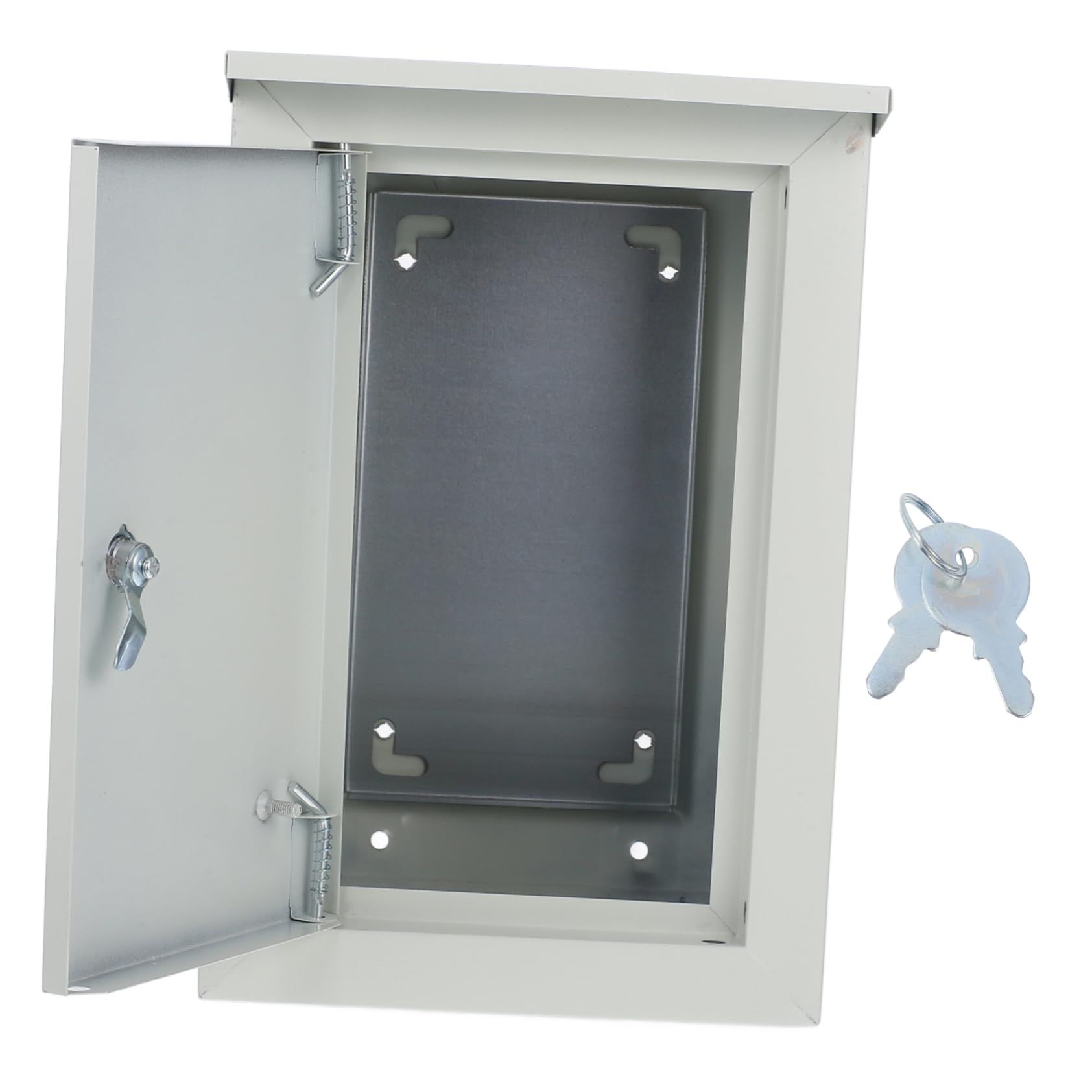 SHINEOFI Scatola Elettrica Esterna da Parete 160x300x200 Mm in Metallo per Giunzione e Distribuzione, Scatola per Cavi Esterni Resistente Sporco, Custodia Elettrica per Uso Outdoor